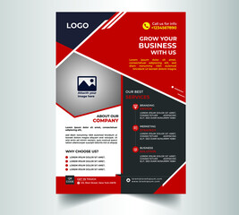 modern design template-Amazing Business Corporate Flyer Design Template vector a4 size
