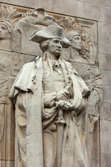 Obraz premium Statue of George Washington at Washington Square Park