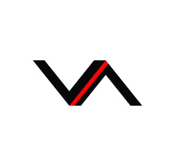 Initial letter N, AV , VA elements design logo Template