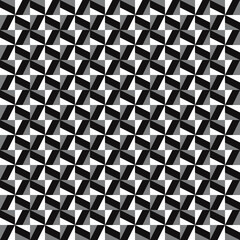 Geometric tiles made of black, white and gray. Vector simple tile.