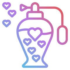 perfume gradient icon