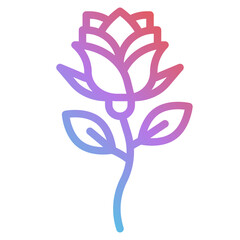 rose gradient icon