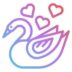 swan gradient icon