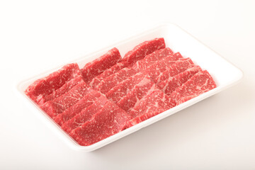 黒毛和牛　赤身カルビ焼肉用　(仙台牛)