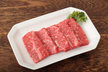 黒毛和牛　赤身カルビ焼肉用　(仙台牛)