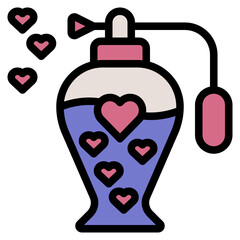 perfume line icon