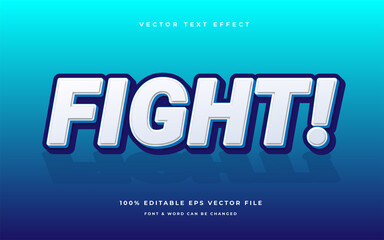 fight modern editable text effect
