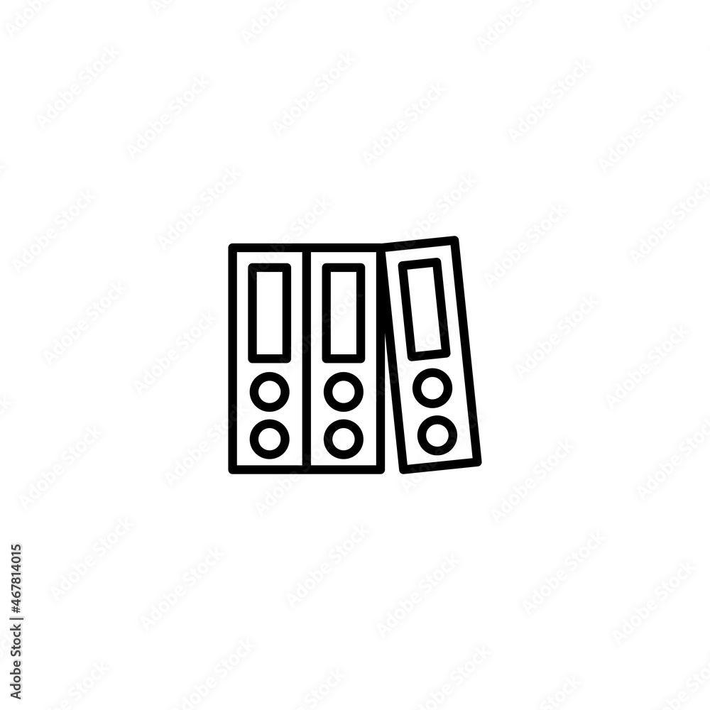 Poster folder file order paper icon vector