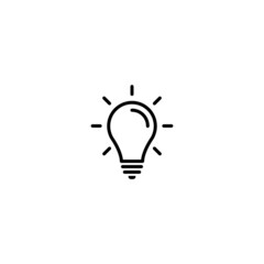 Light Bulb icon, Light Bulb sign vector