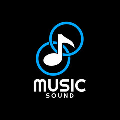 music logo. tone icon. tone sound