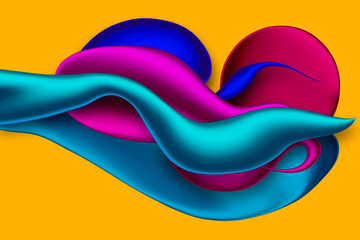 Abstract modern shape and color design background, Gradient colorful abstract  background