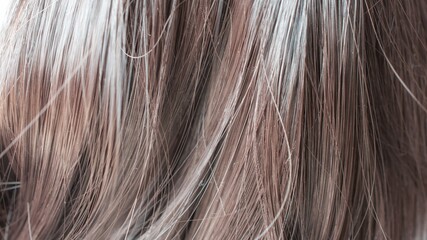 Fototapeta premium brown hair close-up beautiful abstract background