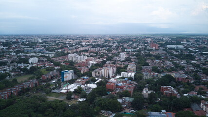 Obraz premium Cali Colombia south aerial view