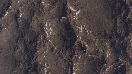 texture of a distant planet, texture of an exo-planet, realistic texture of the surface of an alien planet, top view of the planet surface, abstract texture 3d render
