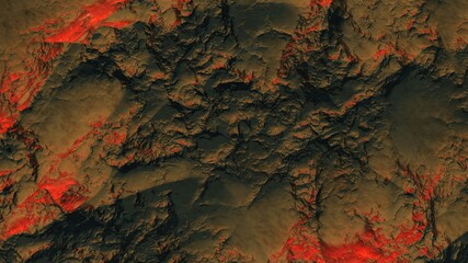 texture of a distant planet, texture of an exo-planet, realistic texture of the surface of an alien planet, top view of the planet surface, abstract texture 3d render