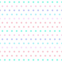 六角模様　カラフル①　背景イラスト