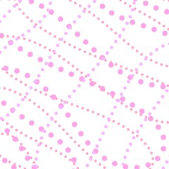 丸模様　背景素材　ピンク