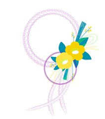 シンプルなお飾り　黄色