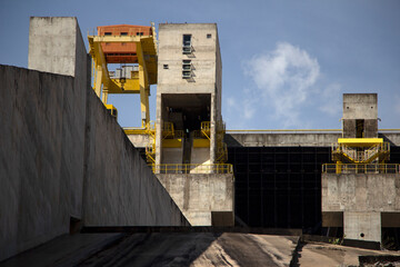 site of a building at xingo dam