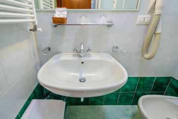 Fragment of a luxury bathroom