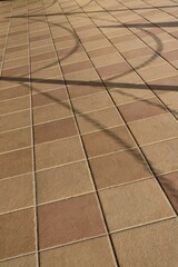 footpath, floor covered with tiles