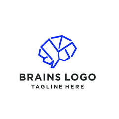 Fototapeta premium abstract brains logo concept