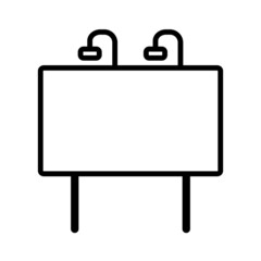 Billboard AD Icon Design Vector Template Illustration