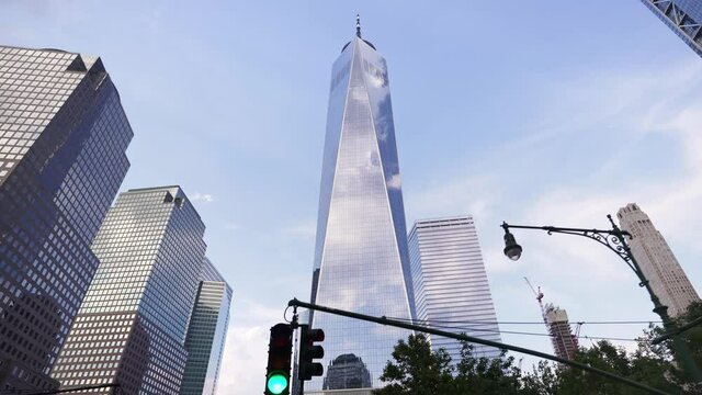 New York City. NYC is financial, economic business, USA. 