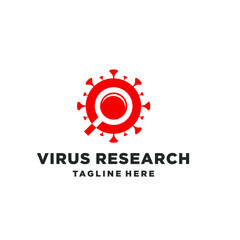 virus logo design