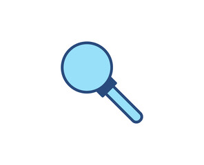 Search flat icon. Thin line signs for design logo, visit card, etc. Single high-quality outline symbol for web design or mobile app. Marketing outline pictogram.