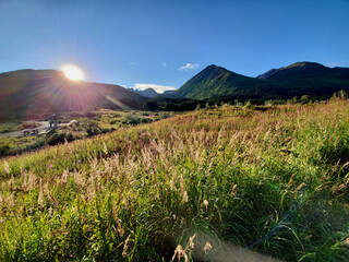 spring in the mountains