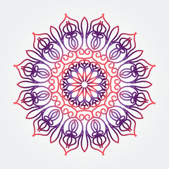 Fototapeta na wymiar decorative concept abstract mandala illustration. EPS 10