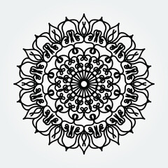 decorative concept abstract mandala illustration. EPS 10