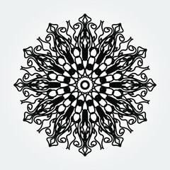 decorative concept abstract mandala illustration. EPS 10