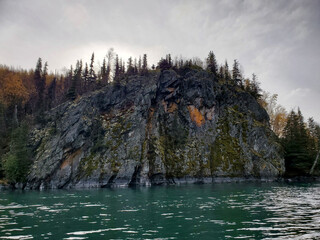 bluff on river