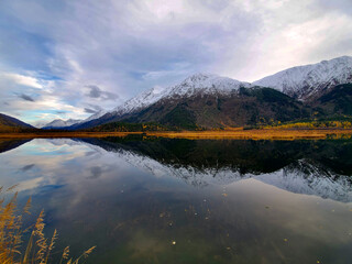 lake in the mountains