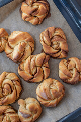 sweet home made pumpkin spice cinnamon rolls