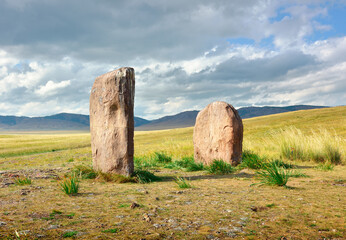 The gate to the Valley of the Kings in Khakassia