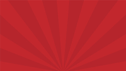 赤い放射状の光線が広がる目立つ背景 - セール・ホリデー・正月・当たりのイメージのおめでたい背景素材 - 4比率 