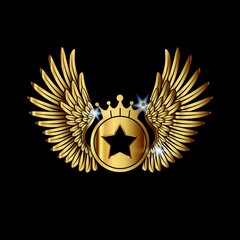 premium gold badge logo design vector template isolated on black background