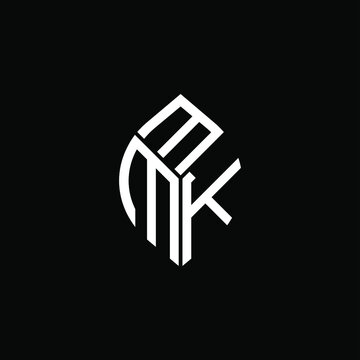 MMK letter logo creative design. MMK unique design
