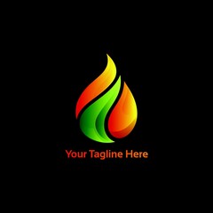 set of abstract business logo design vector