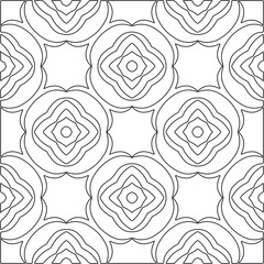 Repeating geometric tiles from striped elements.Modern geometric background with abstract shapes.Monochromatic Repeating Patterns.abstract texture.black and white striped ornament for design