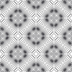 Repeating geometric tiles from striped elements.Modern geometric background with abstract shapes.Monochromatic Repeating Patterns.abstract texture.black and white striped ornament for design