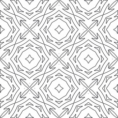 Repeating geometric tiles from striped elements.Modern geometric background with abstract shapes.Monochromatic Repeating Patterns.abstract texture.black and white striped ornament for design.