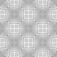 Repeating geometric tiles from striped elements.Modern geometric background with abstract shapes.Monochromatic Repeating Patterns.abstract texture.black and white striped ornament for design.