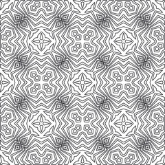 Repeating geometric tiles from striped elements.Modern geometric background with abstract shapes.Monochromatic Repeating Patterns.abstract texture.black and white striped ornament for design.