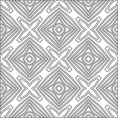 Repeating geometric tiles from striped elements.Modern geometric background with abstract shapes.Monochromatic Repeating Patterns.abstract texture.black and white striped ornament for design.