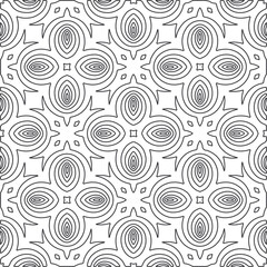 Repeating geometric tiles from striped elements.Modern geometric background with abstract shapes.Monochromatic Repeating Patterns.Endless abstract texture.black and white striped ornament for design.