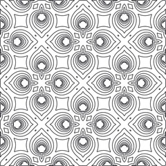Repeating geometric tiles from striped elements.Modern geometric background with abstract shapes.Monochromatic Repeating Patterns.Endless abstract texture.black and white striped ornament for design.